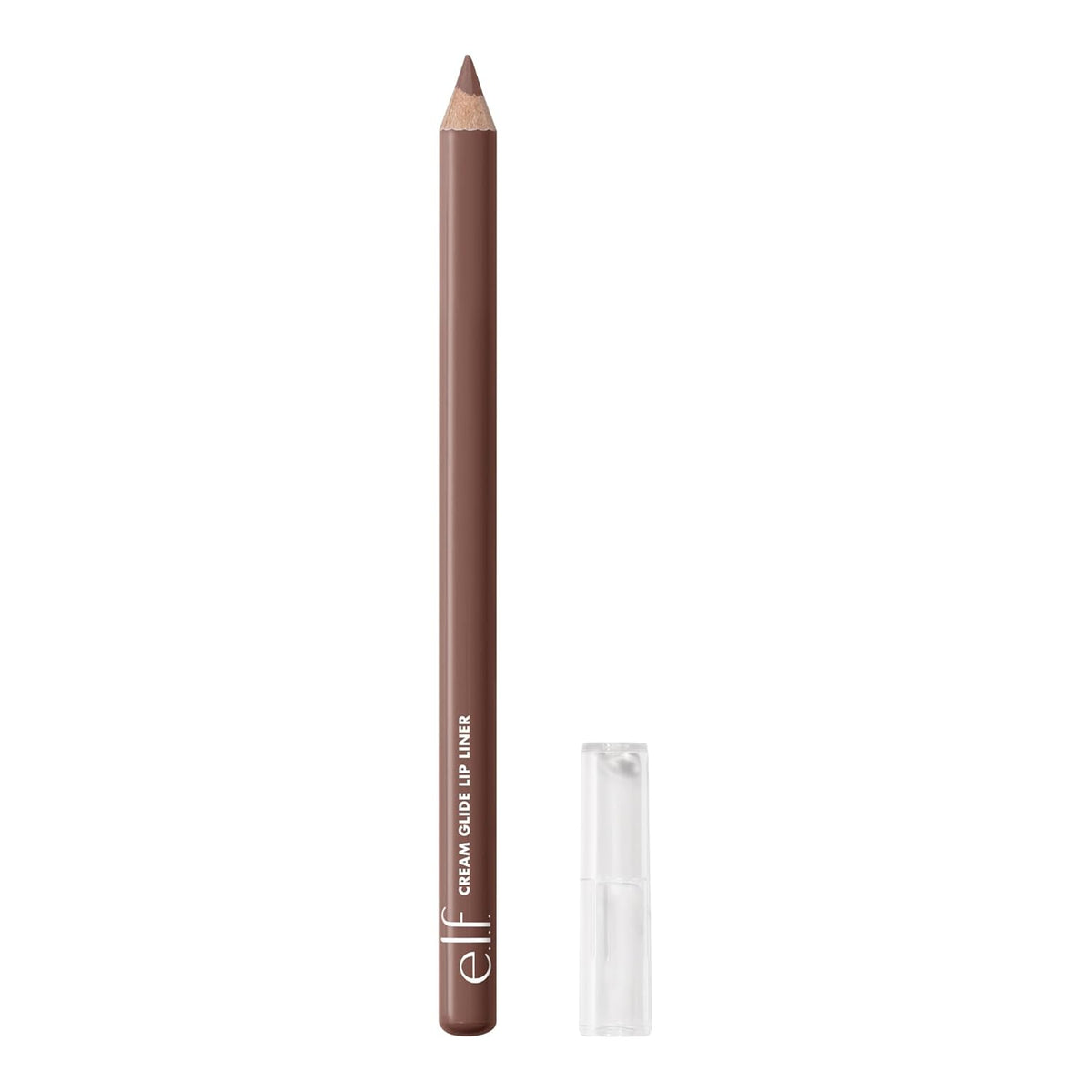 e.l.f. Cream Glide Lip Liner. Creamy High-Pigment. Spill the Tea | Semi-Matte Finish. Creamy Application. Smooth Glide Lip Pencil. Defines & Shapes. Vegan & Cruelty-Free