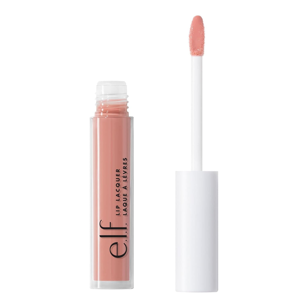 e.l.f. Lip Lacquer. Bubbles | Hydrating Lip Gloss. Non-Sticky Ultra-Shine with Vitamin A & E. Vegan & Cruelty-Free