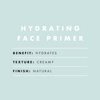 e.l.f. Hydrating Face Primer. Moisturizing Makeup Base. Smooths Pores & Fine Lines. Long-Lasting Wear. Preps Skin for Foundation Application. Large