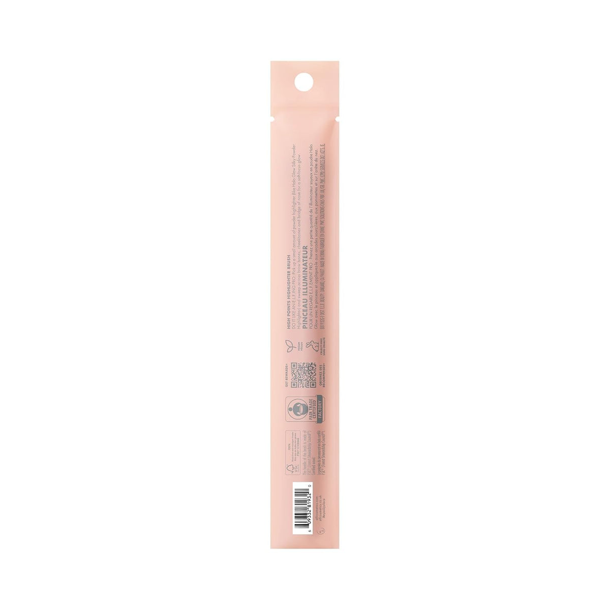 e.l.f. High Points Highlighter Brush. Soft & Tapered Face Makeup Brush For Illuminating & Creating Soft-Focus Glow. Vegan & Cruelty-Free