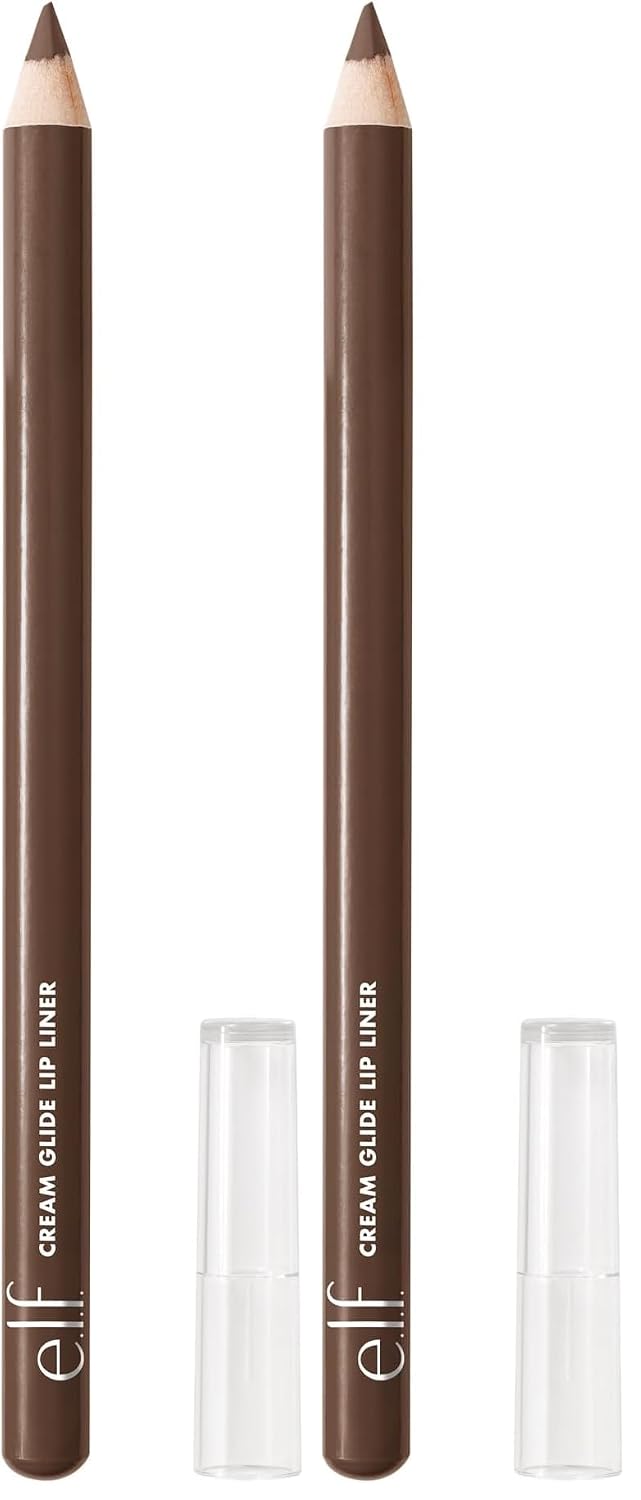e.l.f. Cream Glide Lip Liner. Creamy High-Pigment. Spill the Tea | Semi-Matte Finish. Creamy Application. Smooth Glide Lip Pencil. Defines & Shapes. Vegan & Cruelty-Free