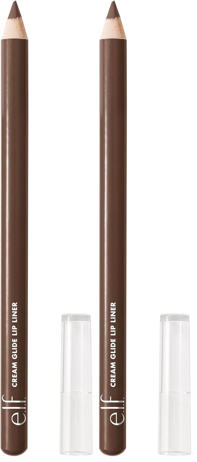 e.l.f. Cream Glide Lip Liner. Creamy High-Pigment. Pinky Swear | Semi-Matte Finish. Creamy Application. Smooth Glide Lip Pencil. Defines & Shapes. Vegan & Cruelty-Free