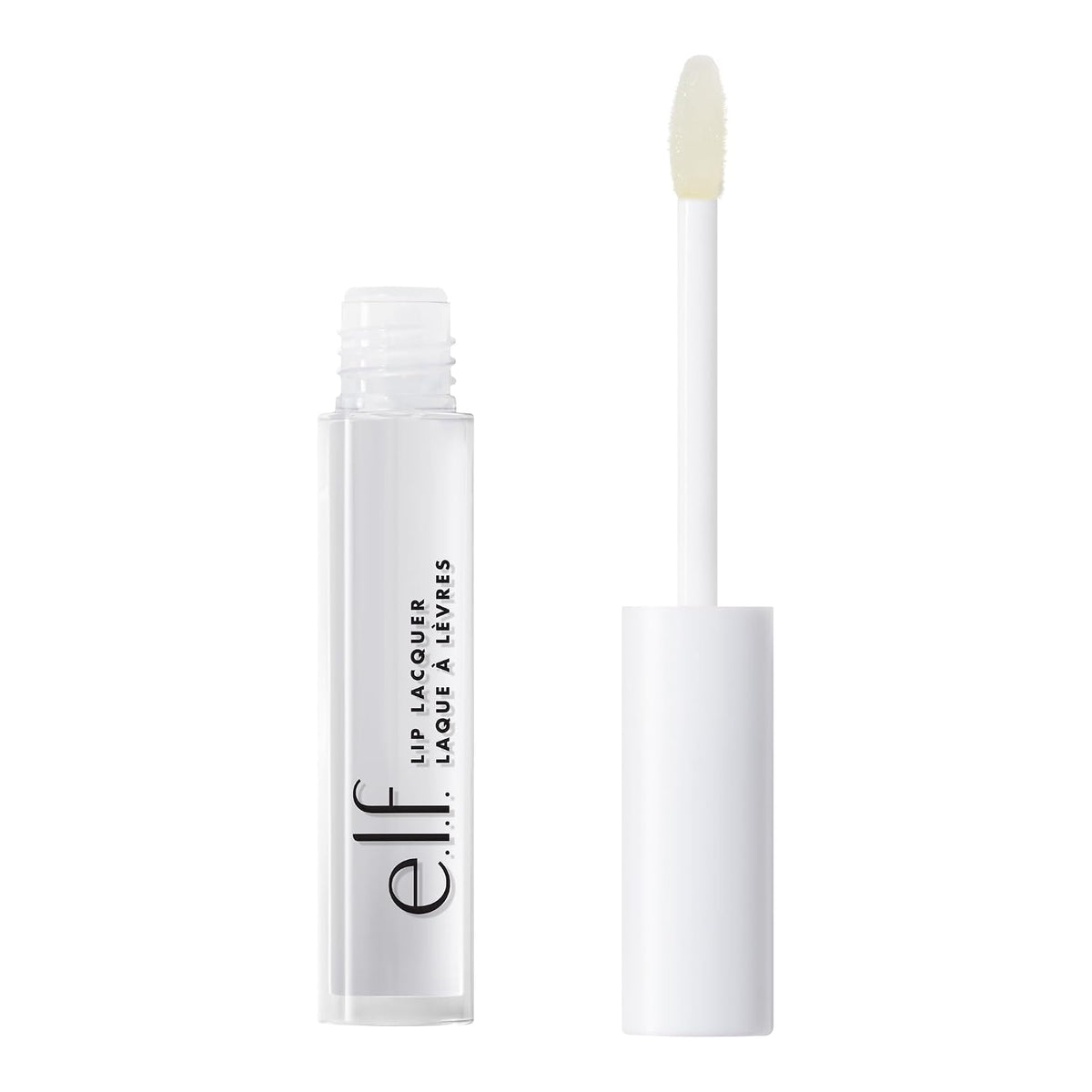 e.l.f. Lip Lacquer. Wild Rose | Hydrating Lip Gloss. Non-Sticky Ultra-Shine with Vitamin A & E. Vegan & Cruelty-Free