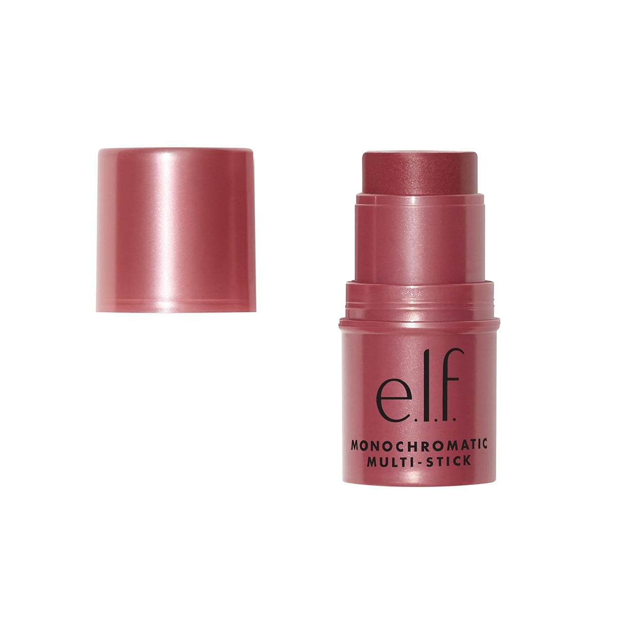 e.l.f.. Monochromatic Multi Stick. Creamy. Lightweight. Versatile. Luxurious. Adds Shimmer. Easy To Use On The Go. Blends Effortlessly. Glistening Peach. 0.155 Oz