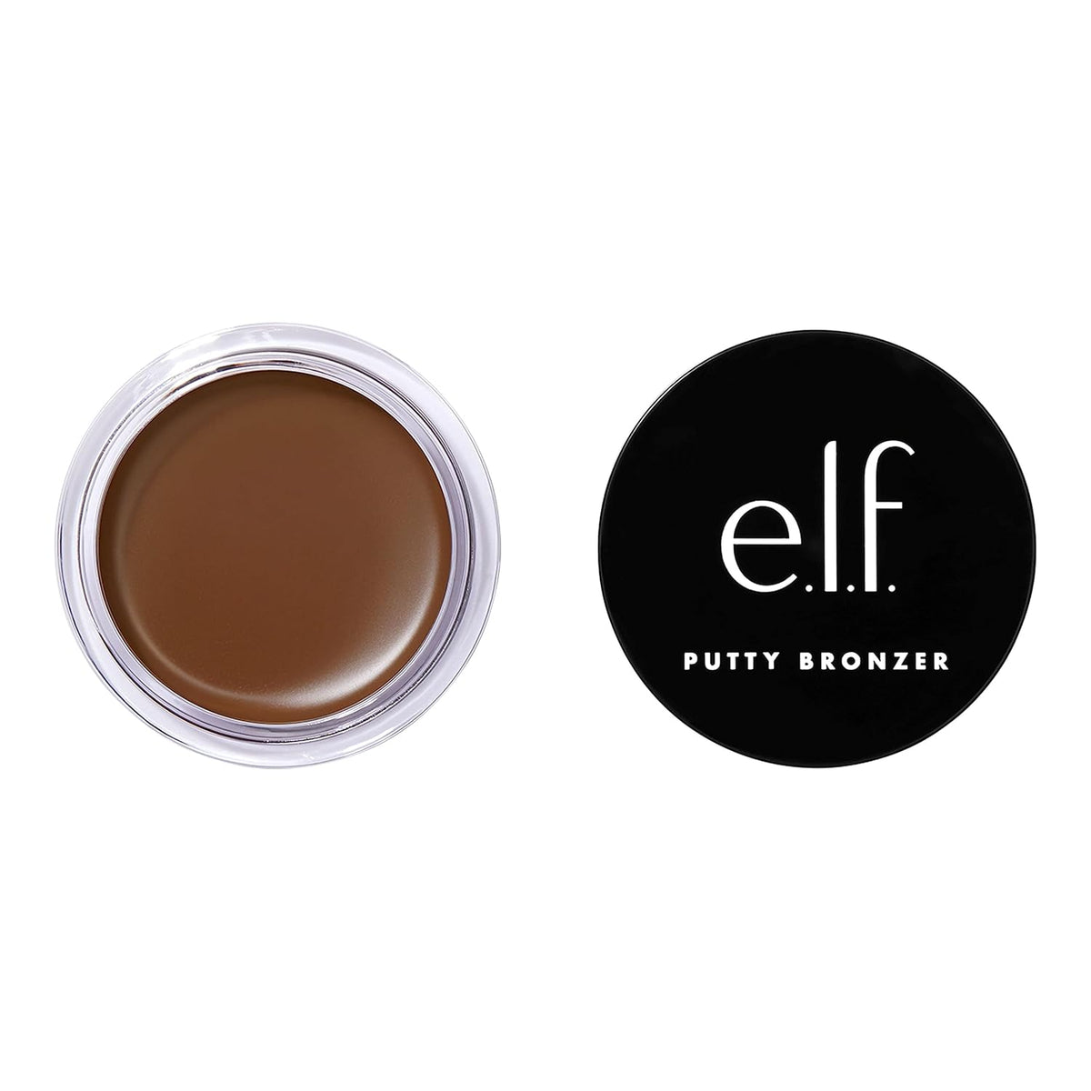 e.l.f. Putty Bronzer. Creamy & Highly Pigmented Formula. Creates a Long-Lasting Bronzed Glow. Infused with Argan Oil & Vitamin E. Honey Drip. 0.35 Oz (10g)