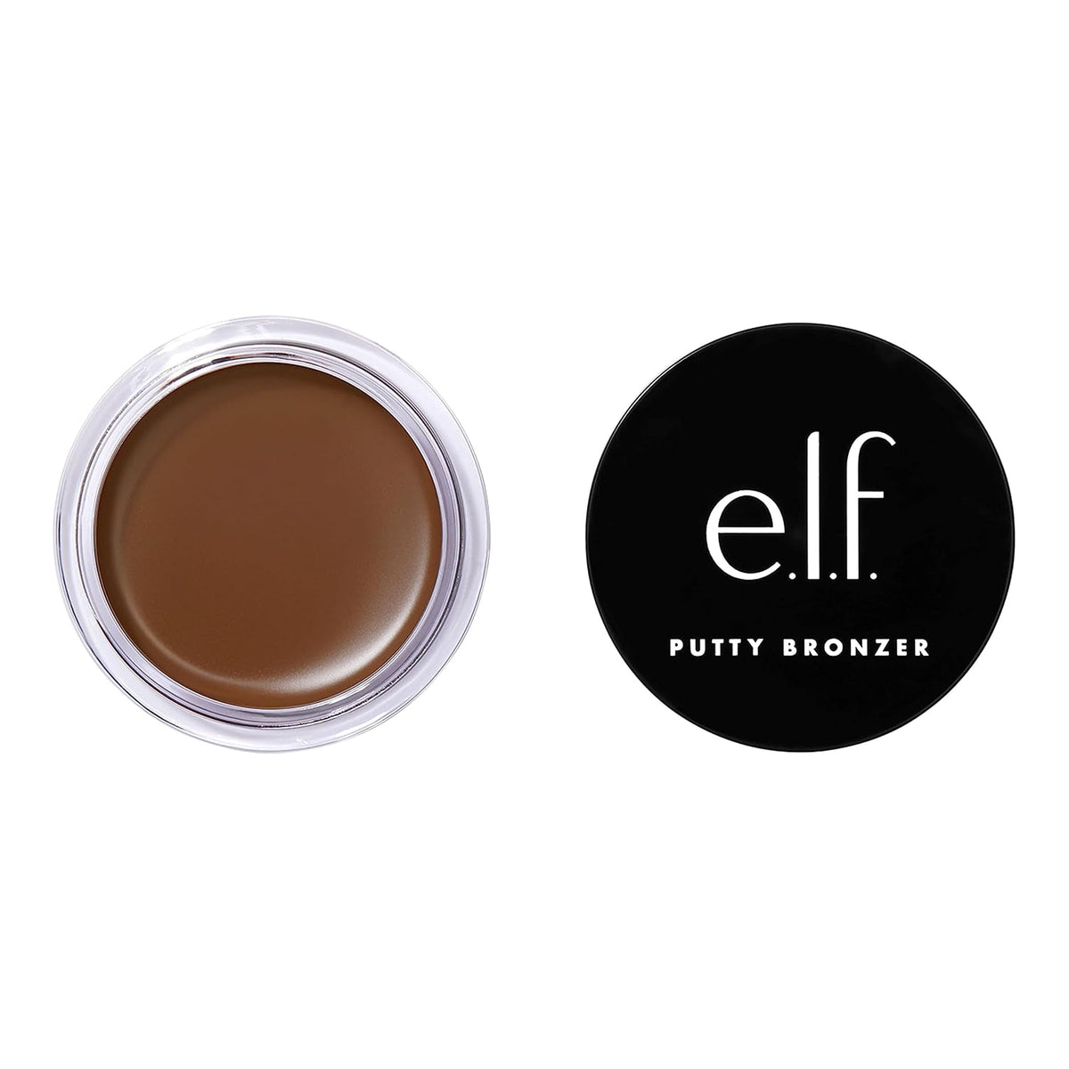 e.l.f. Putty Bronzer. Creamy & Highly Pigmented Formula. Creates a Long-Lasting Bronzed Glow. Infused with Argan Oil & Vitamin E. Golden Daze. 0.35 Oz (10g)