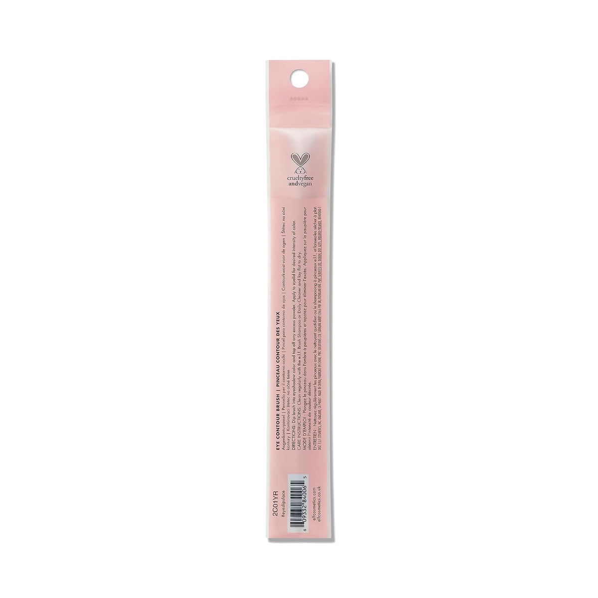e.l.f. Eye Contour Brush. Absorbent Brush With Soft. Synthetic Bristles For Providing Extra Definition. Vegan & Cruelty-Free