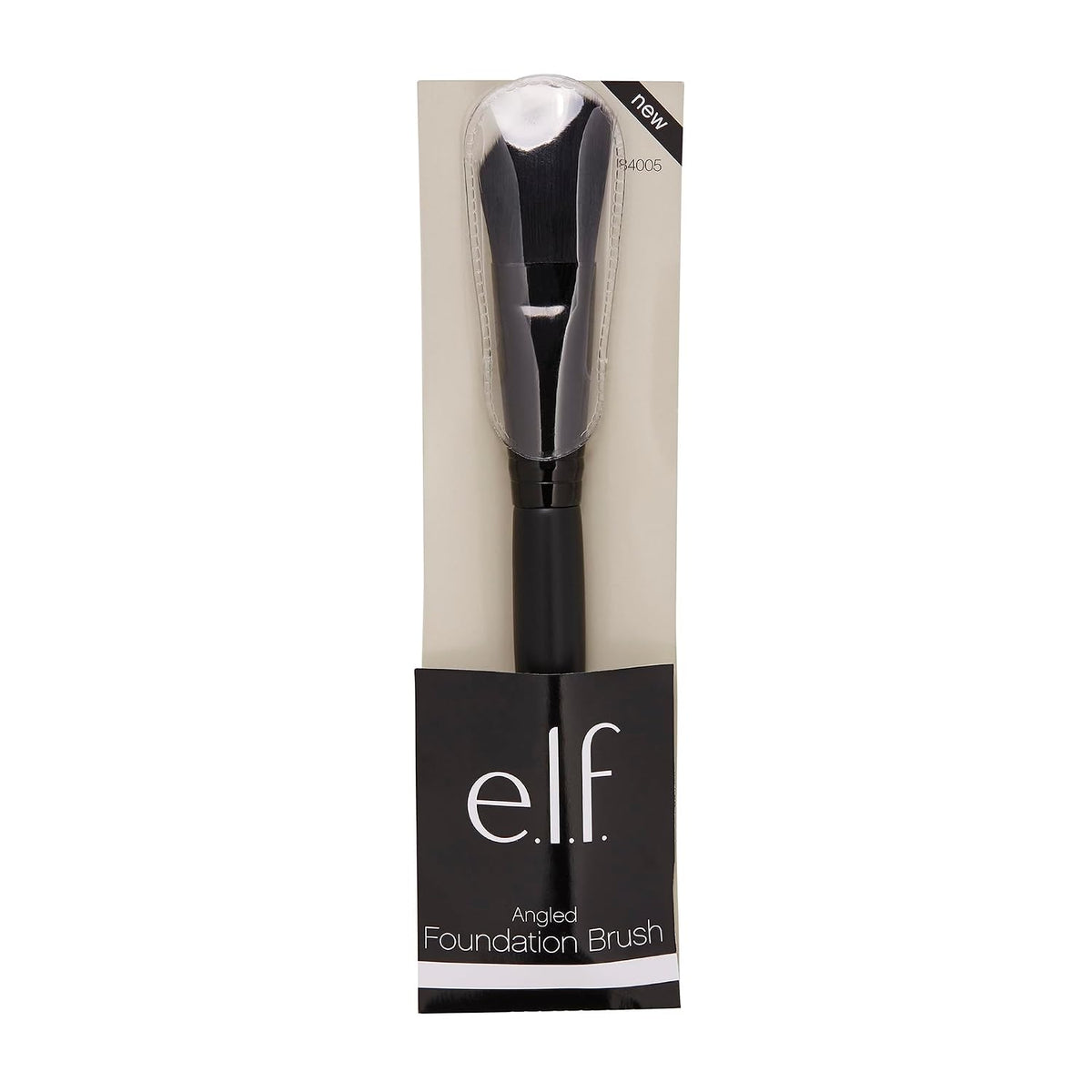 e.l.f Cosmetics Angled Foundation Brush. Synthetic Brush Designed for Precise Makeup Application