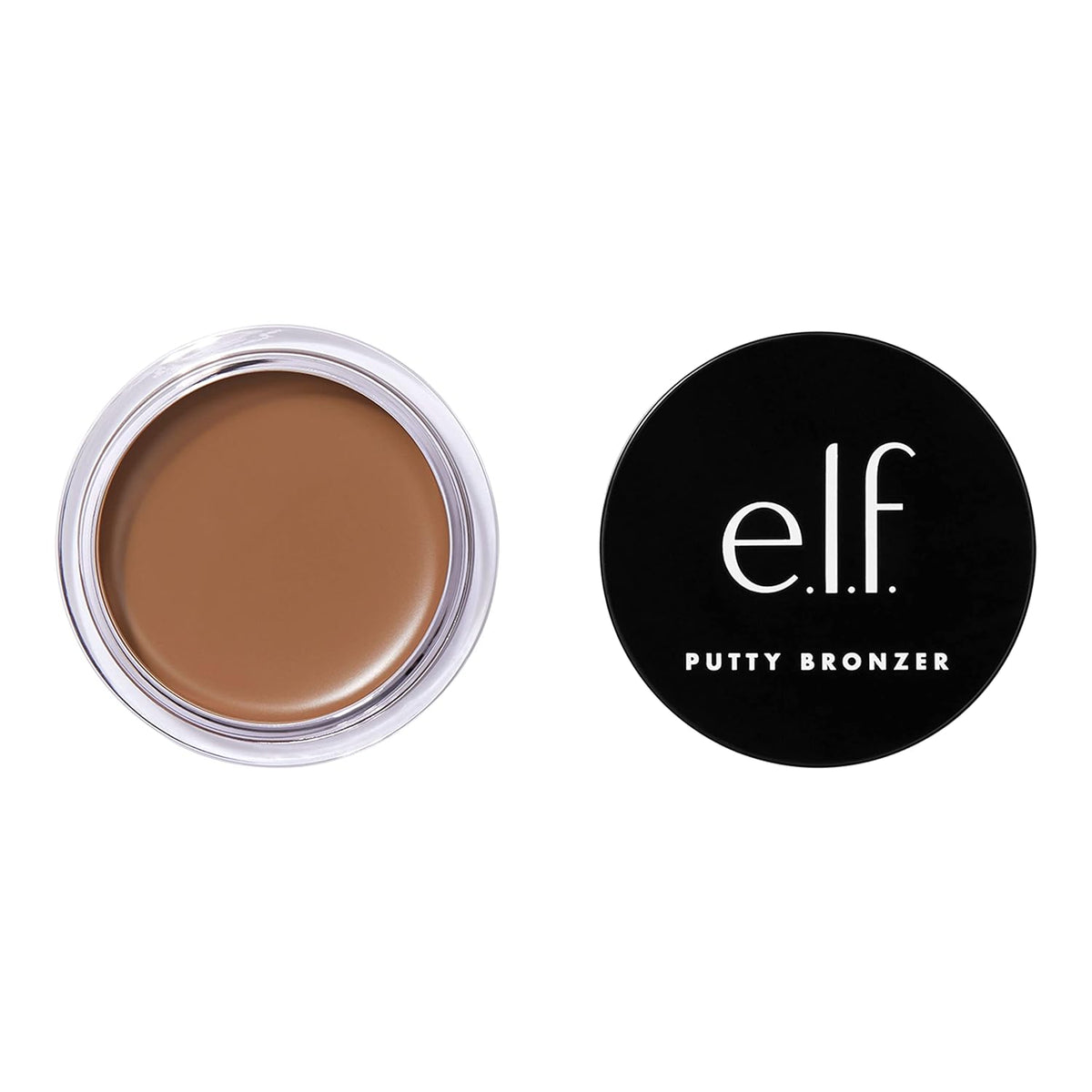 e.l.f. Putty Bronzer. Creamy & Highly Pigmented Formula. Creates a Long-Lasting Bronzed Glow. Infused with Argan Oil & Vitamin E. Honey Drip. 0.35 Oz (10g)