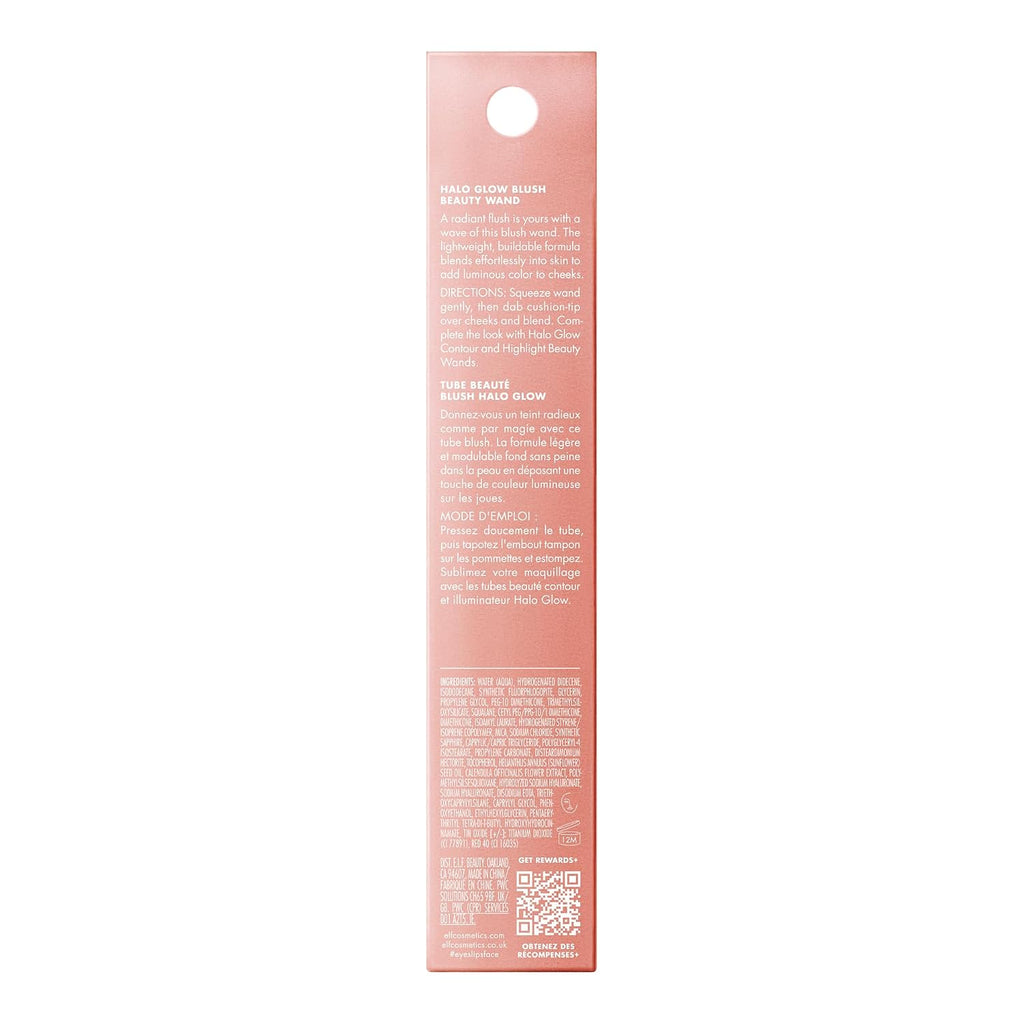 e.l.f. Halo Glow Blush Beauty Wand. Rosé You Slay | Liquid Blush Wand For Radiant. Flushed Cheeks. Infused With Squalane. Vegan & Cruelty-free