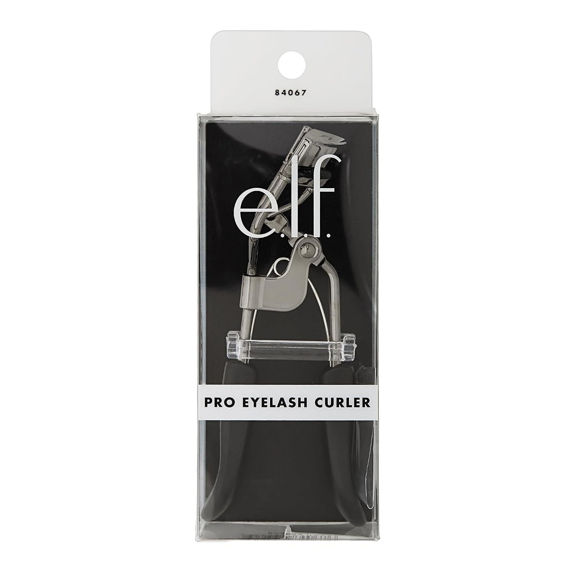 e.l.f. Pro Eyelash Curler. Stainless Steel Lash Curler. Long-Lasting Natural Curl. Ergonomic Design. Includes Replacement Pad. Fits All Eye Shapes