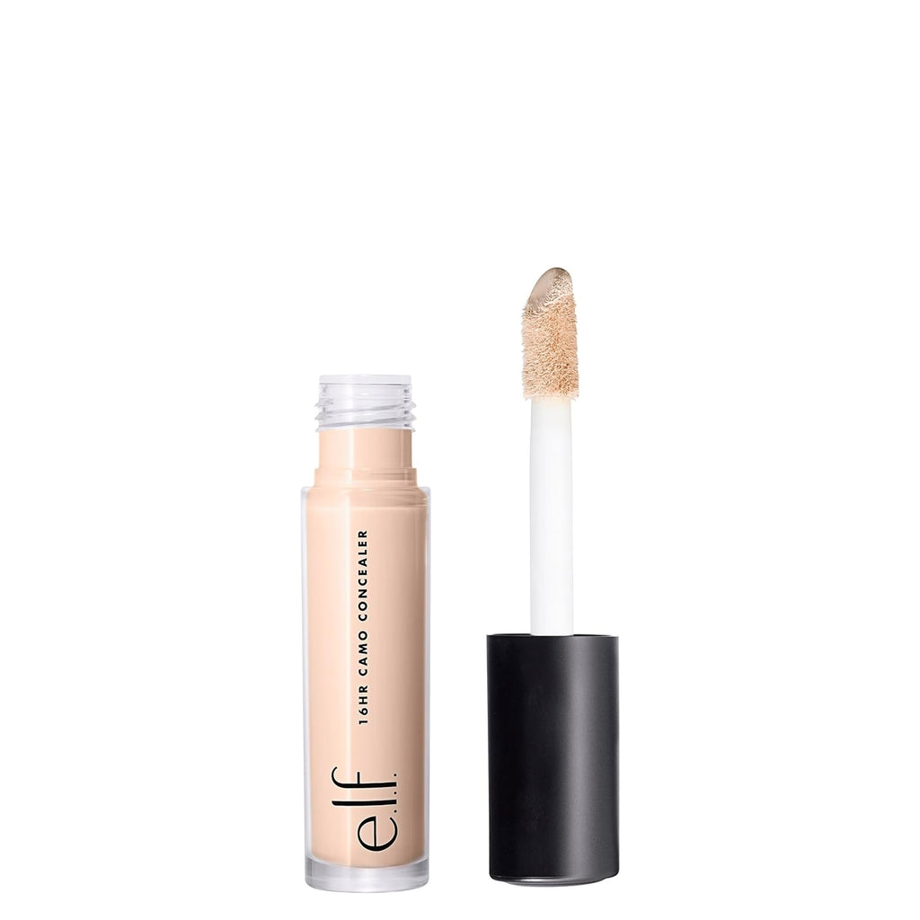 e.l.f. 16HR Camo Concealer. Full Coverage. Matte Finish Under-Eye & Blemish Corrector. Hydrating Formula. 16-Hour Crease-Resistant Wear. Vanilla