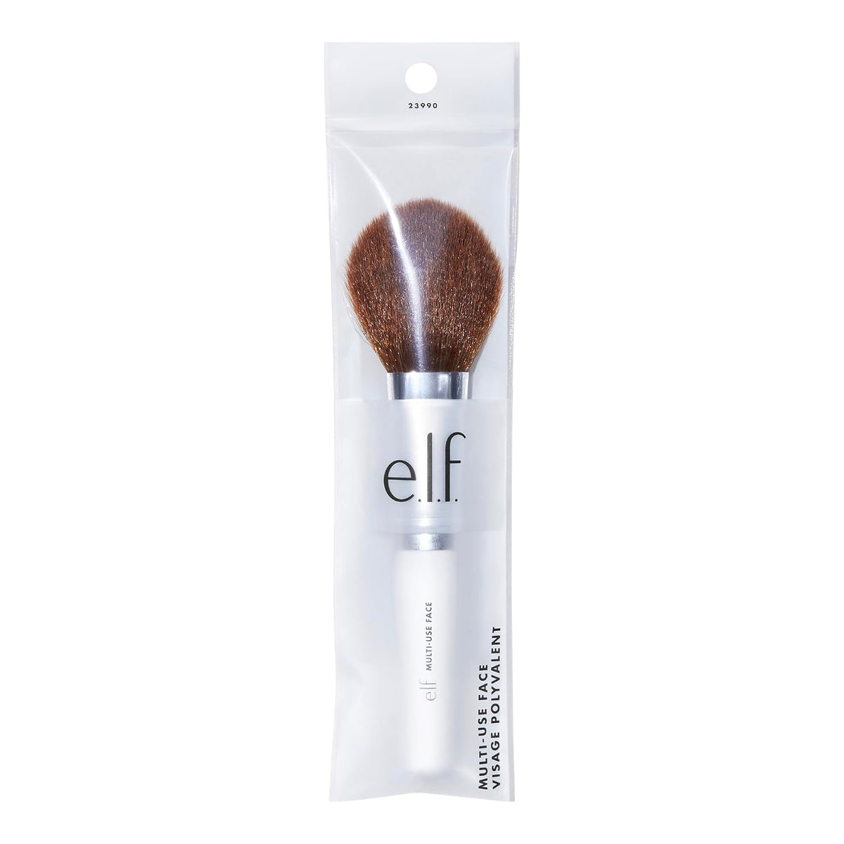 e.l.f. Multi-Use Face Brush. Versatile Makeup Brush For Applying Foundation. Bronzer & Blush. Use With Powder. Cream & Liquid. Vegan & Cruelty-Free