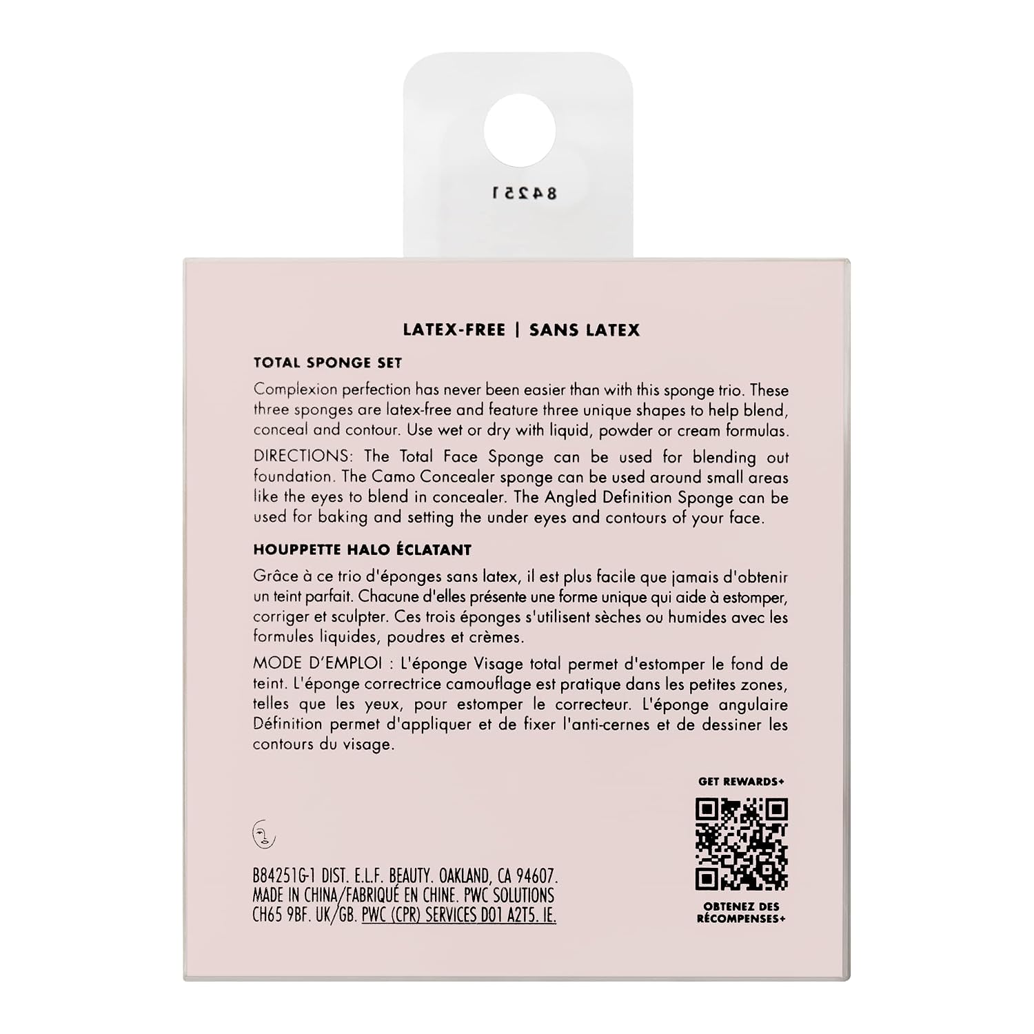e.l.f. Total Sponge Set. Multi-use Makeup Sponge Set For Flawless Blending. Great For Powder Or Liquid Concealer & Foundation. Vegan & Cruelty-Free