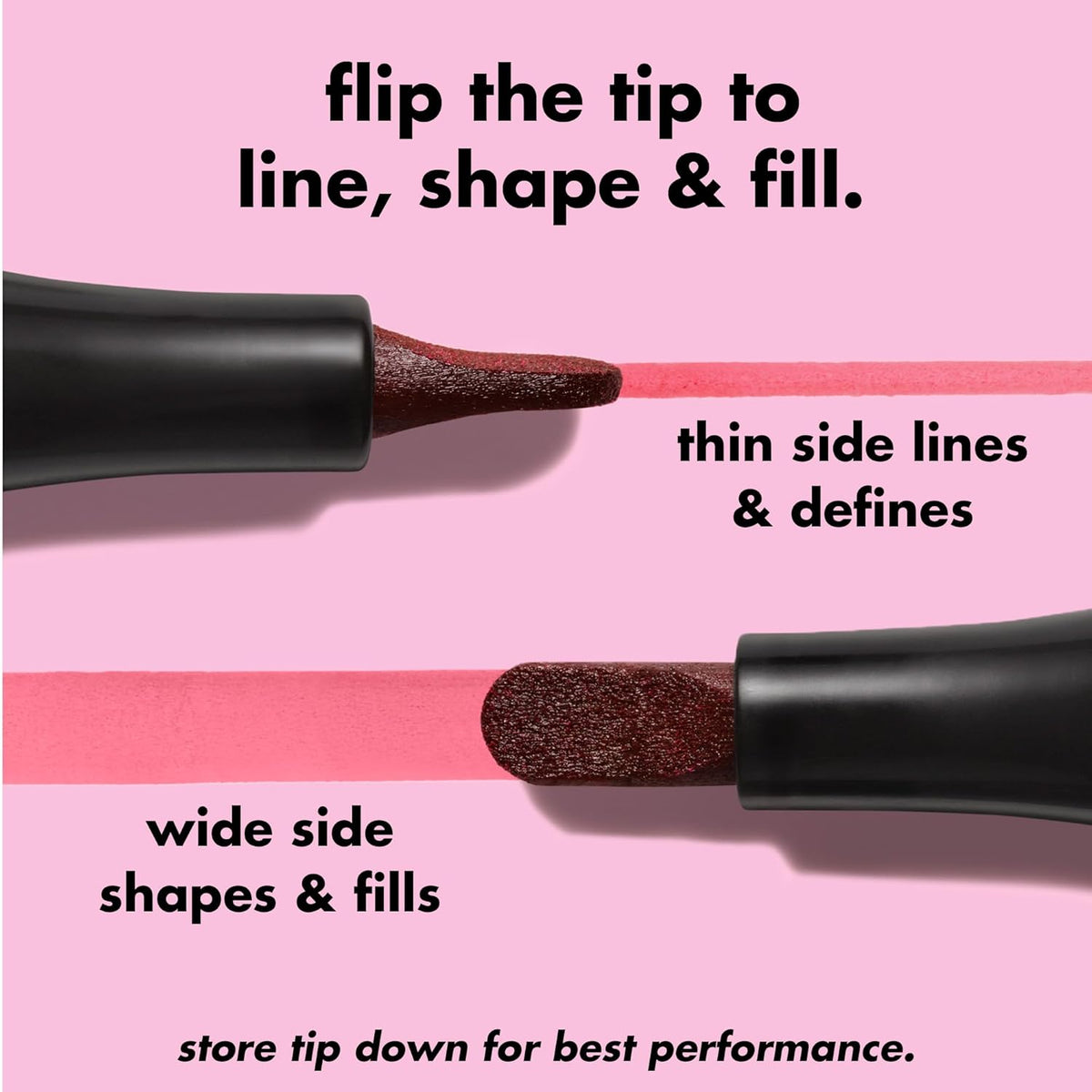 e.l.f. Main Stain Lip Marker. Balletcore | Lip Stain Lip Liner. Define. Contour & Fill for Long-Lasting & Transfer-Resistant Color. Vegan & Cruelty-Free