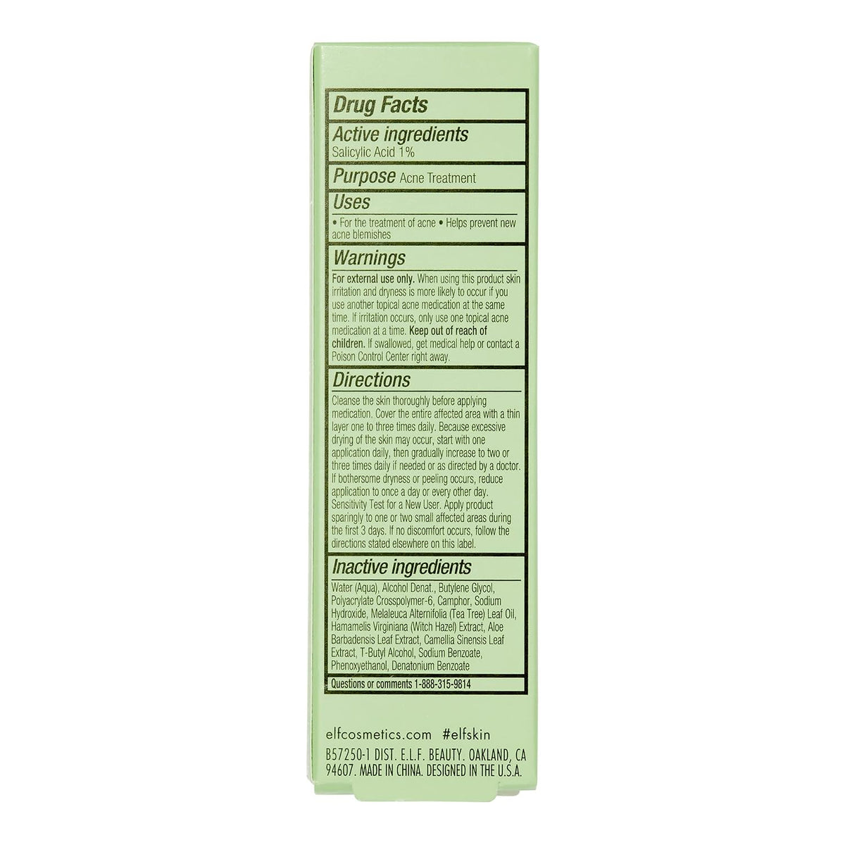 e.l.f. SKIN Blemish Breakthrough Blemish Fighting Spot Gel. Roll-on Blemish Spot Gel For Targeting & Treating Blemishes. Infused With Salicylic Acid