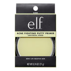 e.l.f. Acne Fighting Putty Primer. Infused with 1.8% Salicylic Acid. Helps Prevents Future Breakouts & Helps Reduce Redness. Minimizes Appearance of Pores. Preps & Primes Skin. 0.74 Oz (21g)
