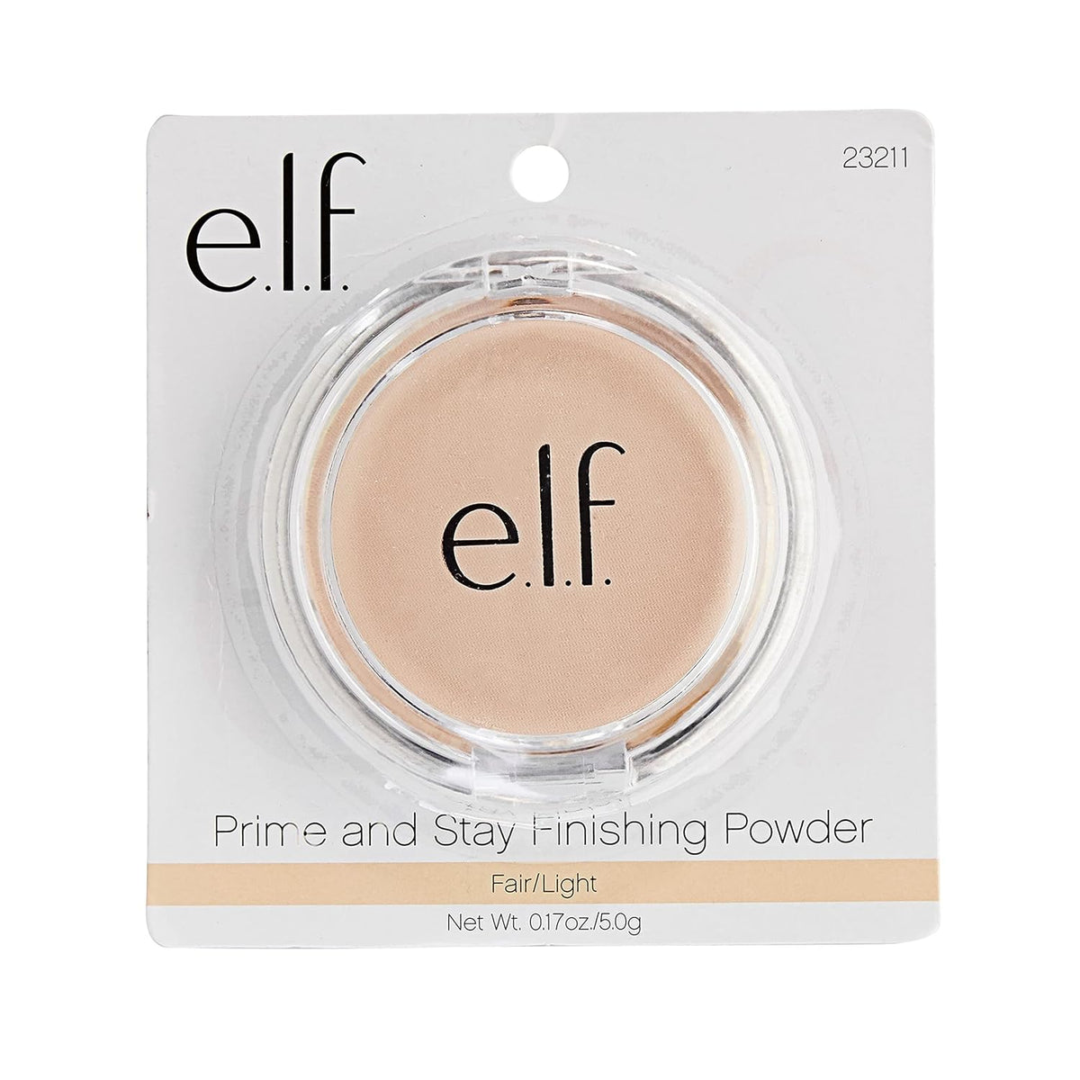 e.l.f. Prime & Stay Finishing Powder. Sets Makeup. Controls Shine & Smooths Complexion. Sheer. 0.18 Oz (5g)