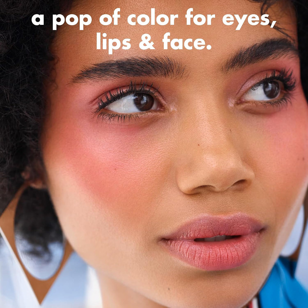 e.l.f.. Monochromatic Multi Stick. Creamy. Lightweight. Versatile. Luxurious. Adds Shimmer. Easy To Use On The Go. Blends Effortlessly. Sparkling Rose. 0.17 Oz